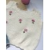 Костюм для дівчинки з джинсовими шортами  і в'язаною майкою 10512, Розмір 140