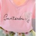 Літній костюм для дівчинки рожевий верх Canterbury 1016, Розмір 100